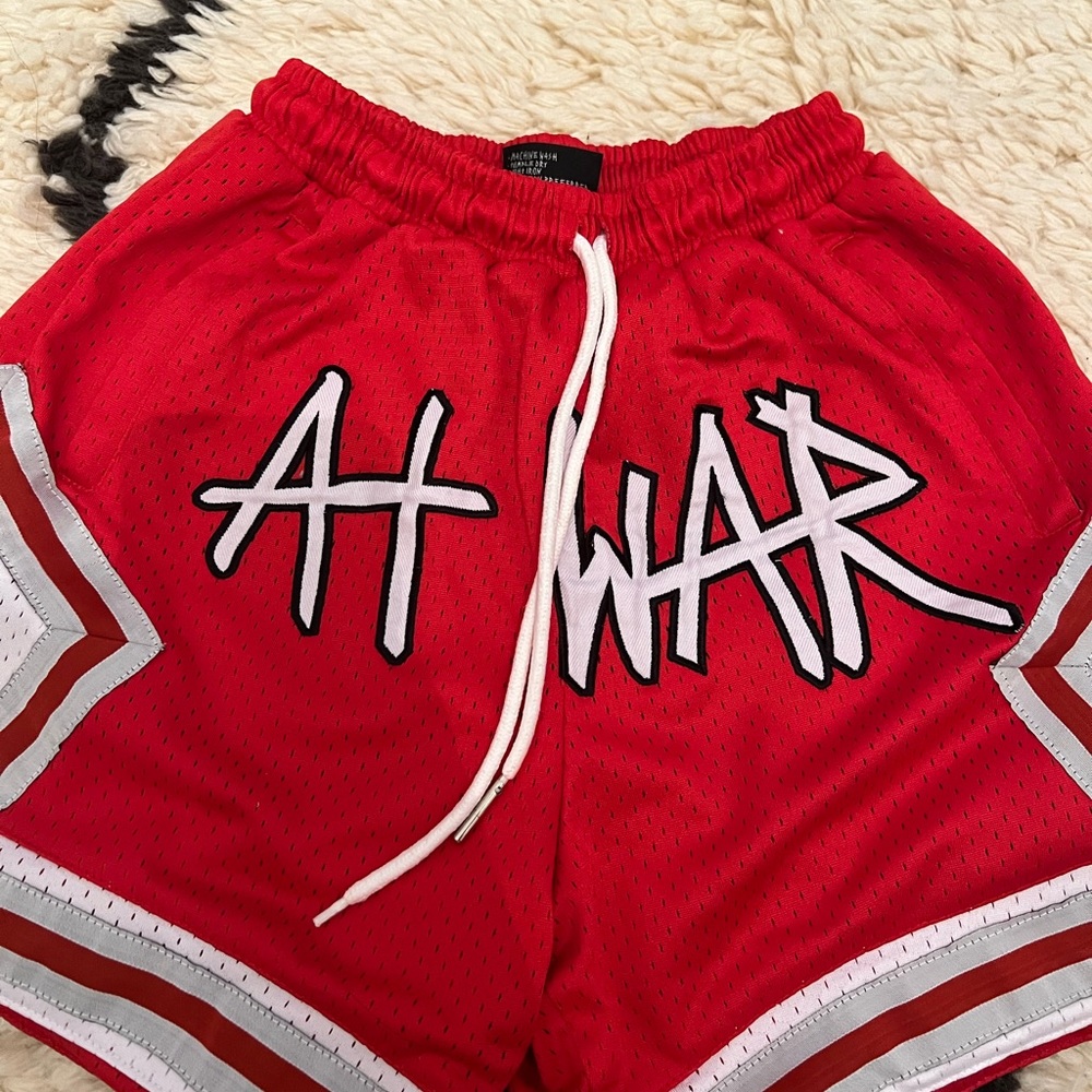AtWar Worldwide mesh shorts